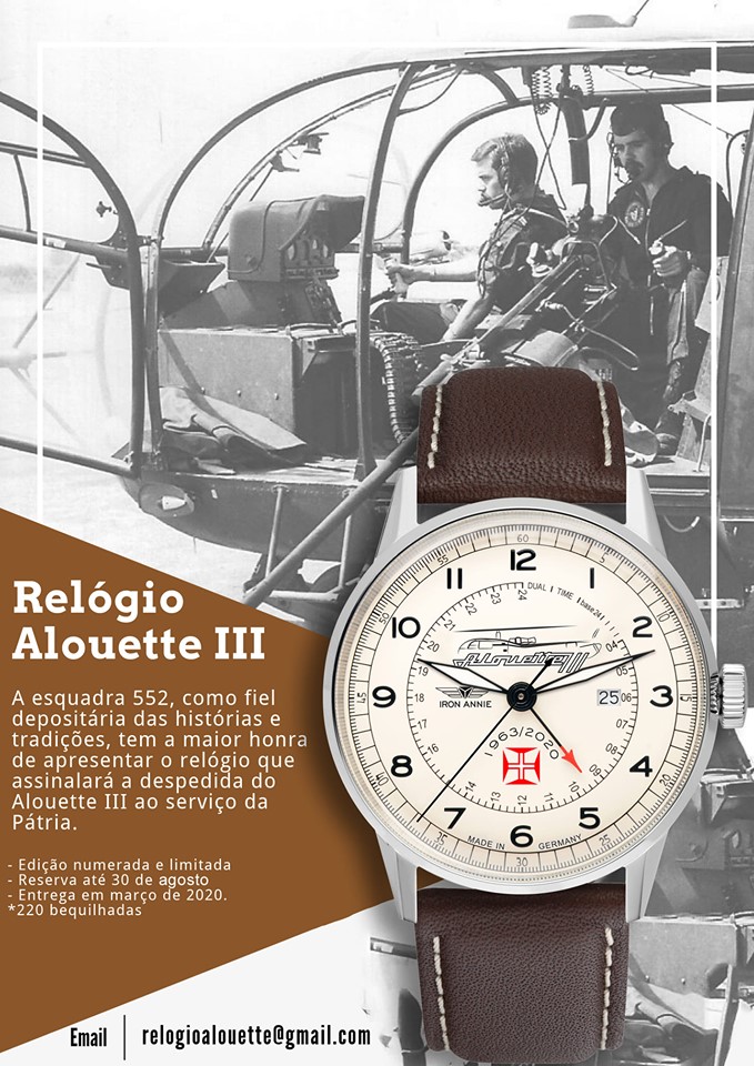 Watch created in honour of Air Force helicopter