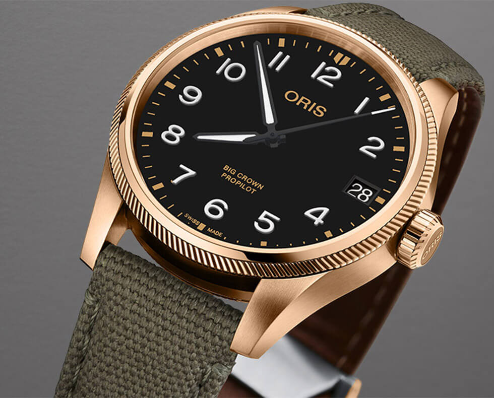 Oris dá um toque de bronze ao Big Crown ProPilot Big Date