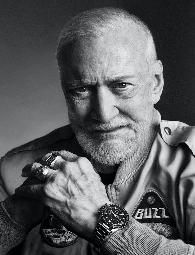 Omega convida Buzz Aldrin para o aniversário da primeira alunagem