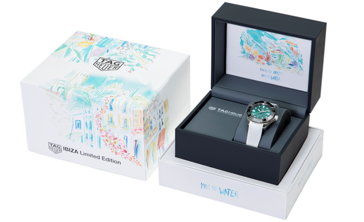 TAG Heuer mostra novo Aquaracer Ibiza Limited Edition