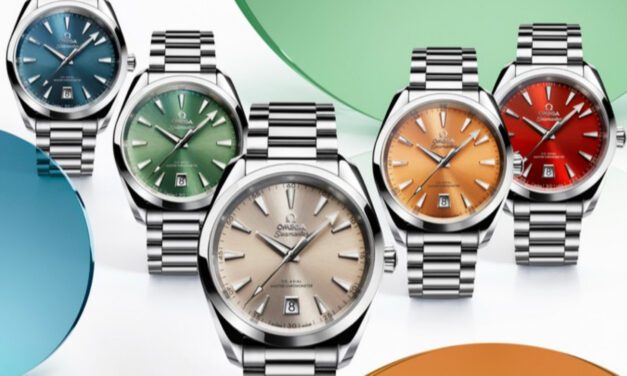 <strong>Aqua Terra Shades eleva a relojoaria OMEGA a um vibrante rumo</strong>