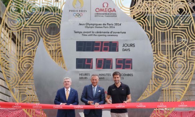 Omega revela novo relógio para os Jogos Olímpicos 2024