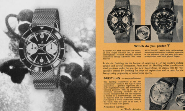 Breitling Superocean: o primeiro cronógrafo de mergulho