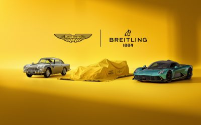 Breitling e Aston Martin aceleram nova parceria na Fórmula 1