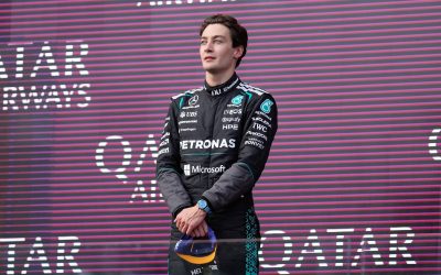 George Russell e Toto Wolff usam relógios IWC durante o GP da Austrália