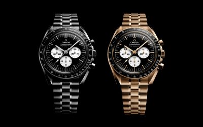 OMEGA tem novos Speedmaster Moonwatch em preto e branco